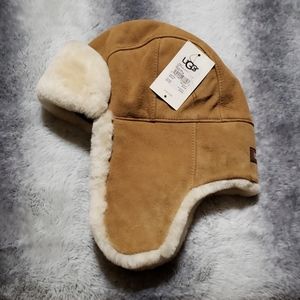 UGG WOMEN'S SHEARLING TRAPPER/AVIATOR  HAT